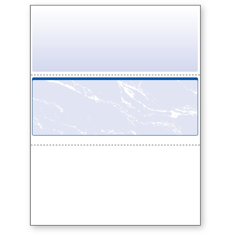 DocuGard Security Blue Marble Business Checks with 11 Features to Prevent Fraud – PRB04509