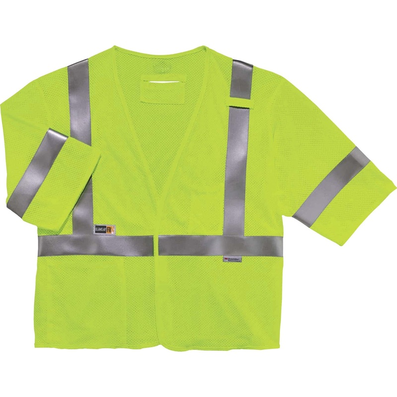 GloWear 8356FRHL Type R Class 3 Flame-Resistant Modacrylic Vest – EGO22217