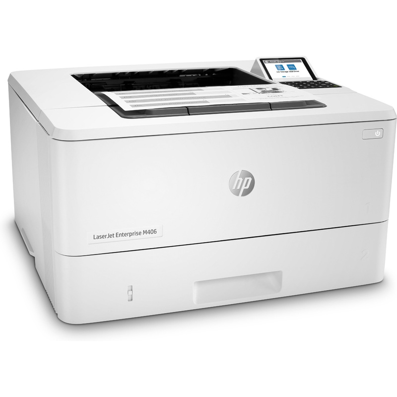 HP LaserJet Enterprise M406dn Desktop Laser Printer – Monochrome – HEW3PZ15A