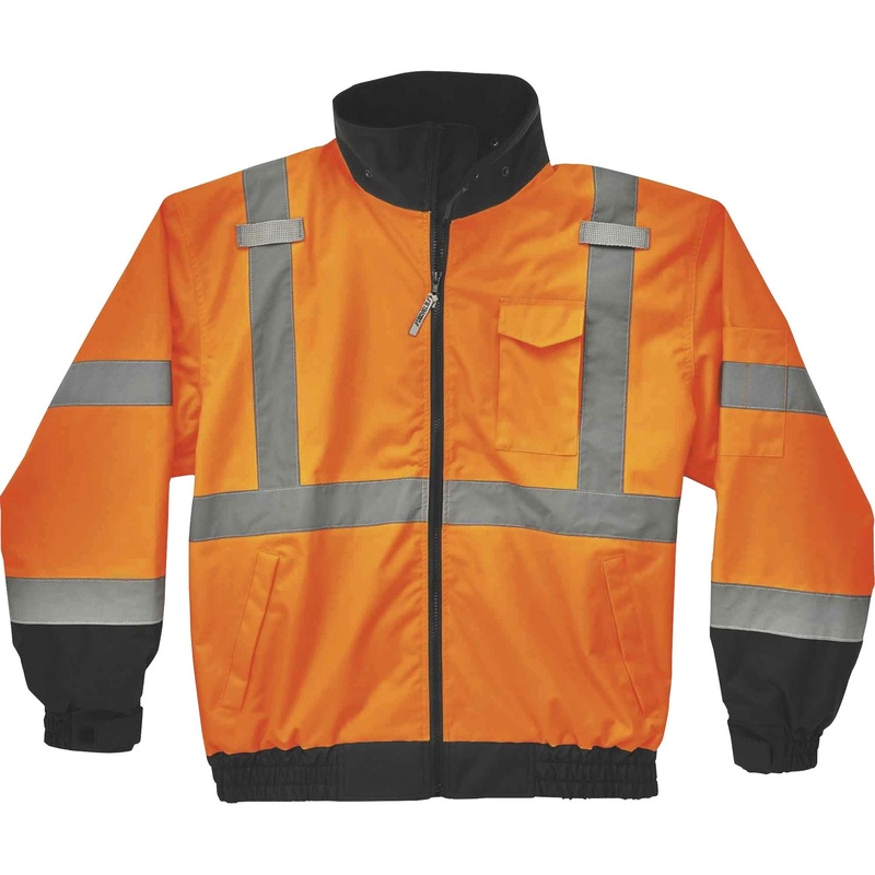 GloWear 8379 Type R Class 3 Hi-Vis Fleece Lined Bomber Jacket – EGO24463