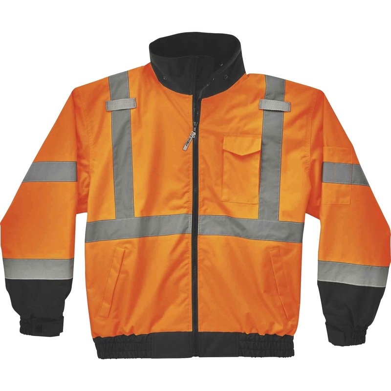 GloWear 8379 Type R Class 3 Hi-Vis Fleece Lined Bomber Jacket – EGO24464