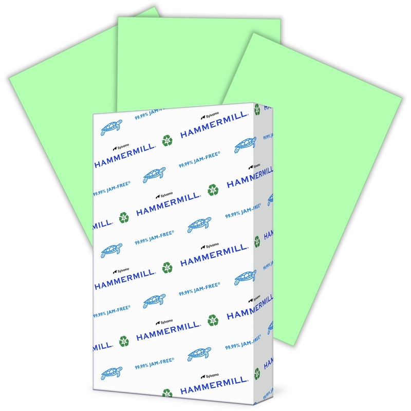 Hammermill Colors Recycled Copy Paper – Green – HAM103374