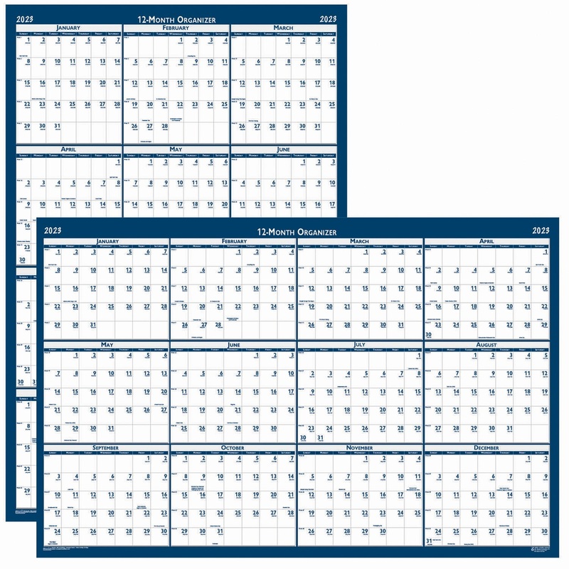 House of Doolittle Dated 66 Laminated Wall Planner – HOD3962