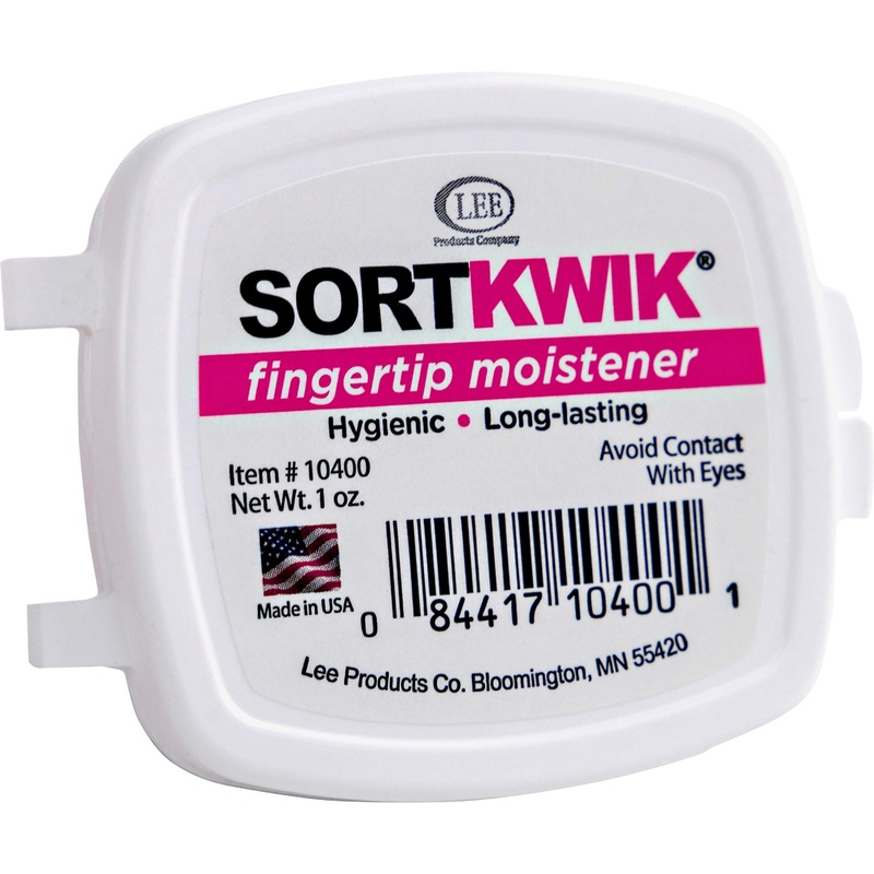LEE Sortkwik Fingertip Moistener with Nonskid Base – LEE10400