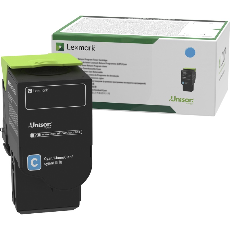 Lexmark Unison Original Ultra High Yield Laser Toner Cartridge – Cyan – 1 Each – LEX78C1UC0