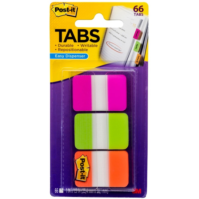 Post-it Durable Tabs – MMM686PGO