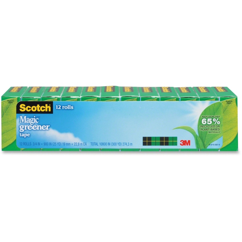 Scotch 3/4W Magic Greener Tape Rolls – MMM81212P