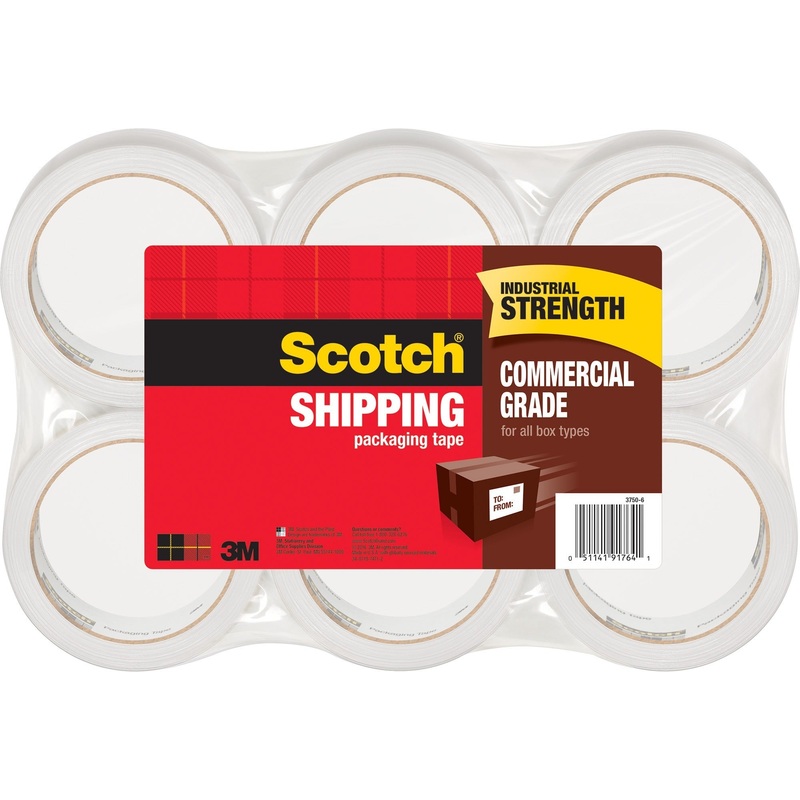 Scotch Commercial-Grade Shipping/Packaging Tape – MMM37506