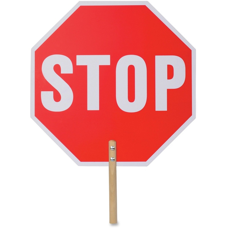Tatco Handheld Stop Sign – TCO17520