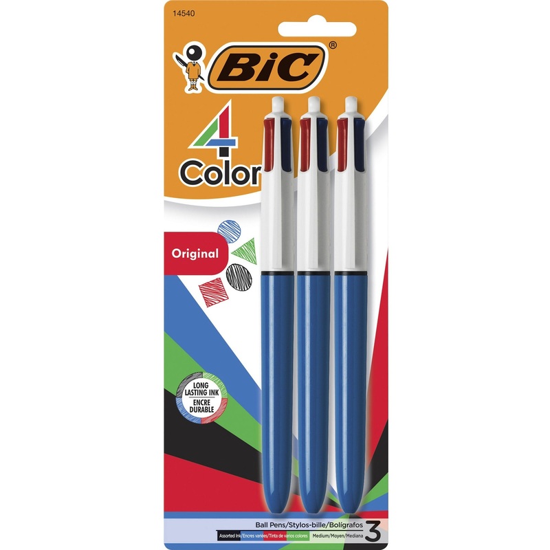 BIC 4-Color Retractable Ball Pen – BICMMP31