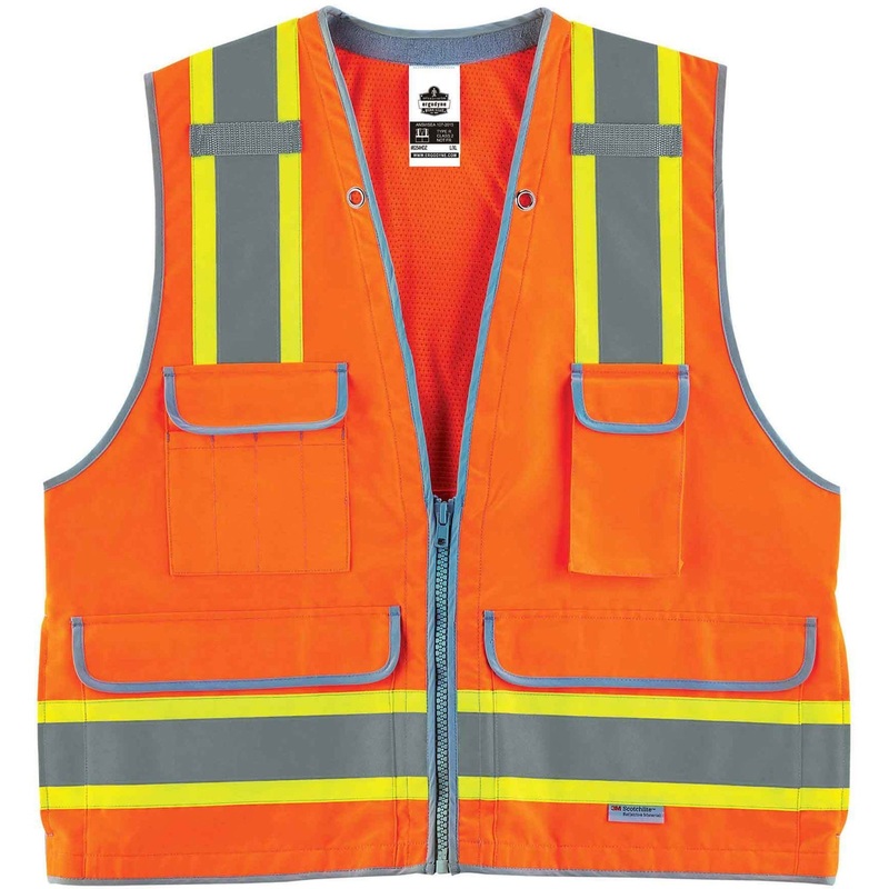 GloWear 8254HDZ Type R Class 2 Heavy-Duty Surveyors Vest – EGO21459