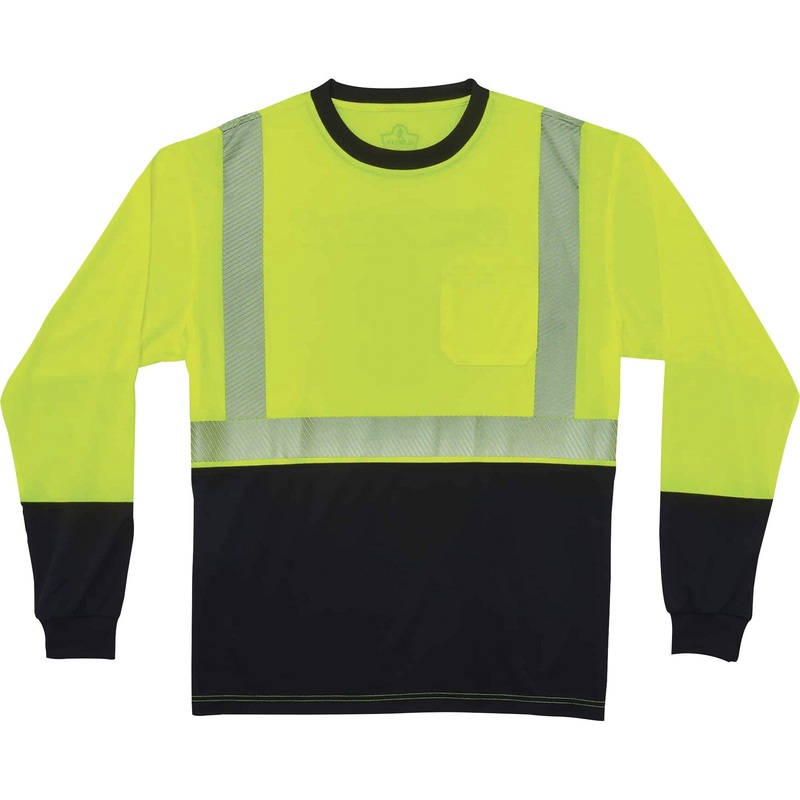 GloWear 8281BK Type R Class 2 Front Long Sleeve T-Shirt – EGO22639