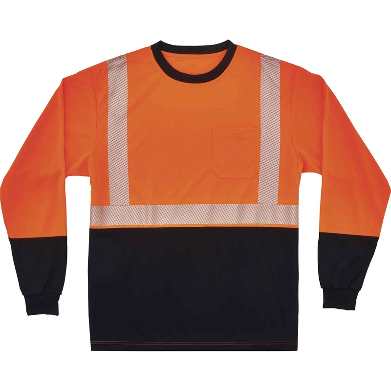 GloWear 8281BK Type R Class 2 Front Long Sleeve T-Shirt – EGO22687