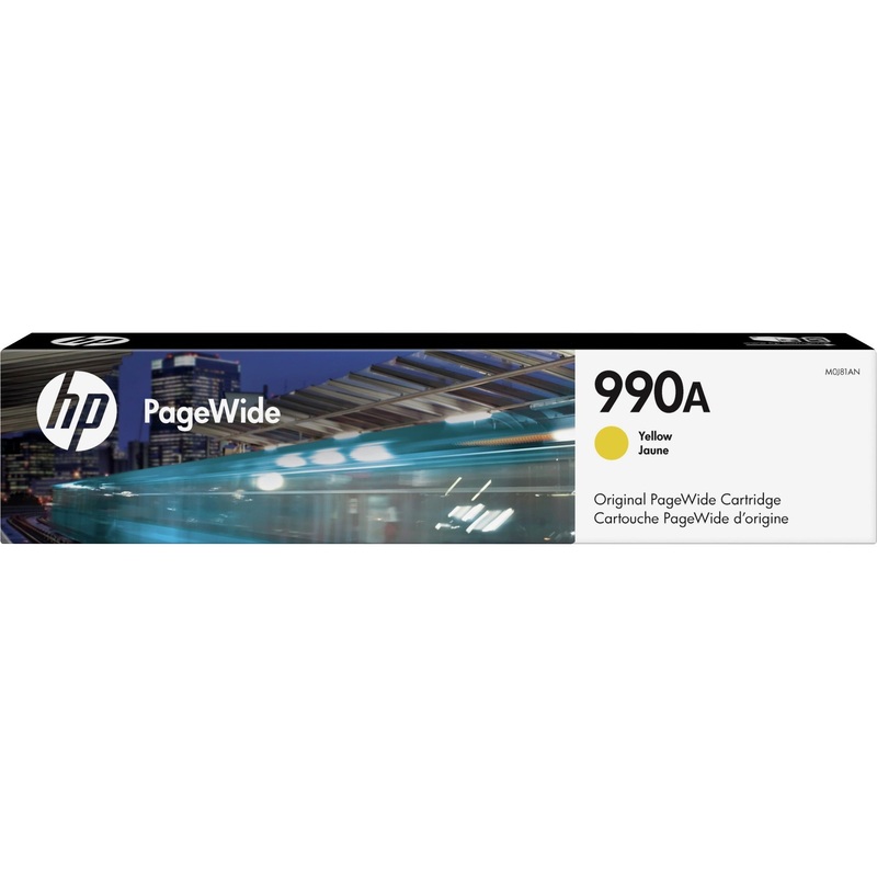 HP 990A (M0J81AN) Original Standard Yield Inkjet Ink Cartridge – Yellow – 1 Each – HEWM0J81AN