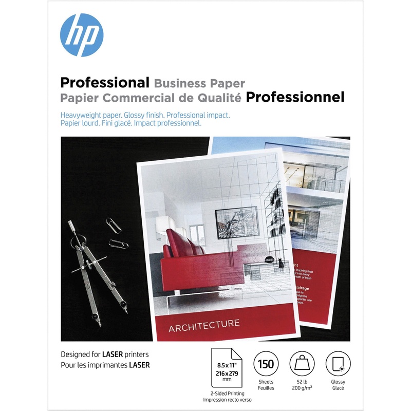 HP Glossy Brochure Paper – White – HEW4WN10A