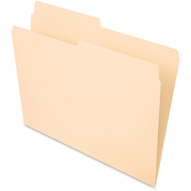 Pendaflex Essentials 1/2 Tab Cut Letter Recycled Top Tab File Folder – PFX75212