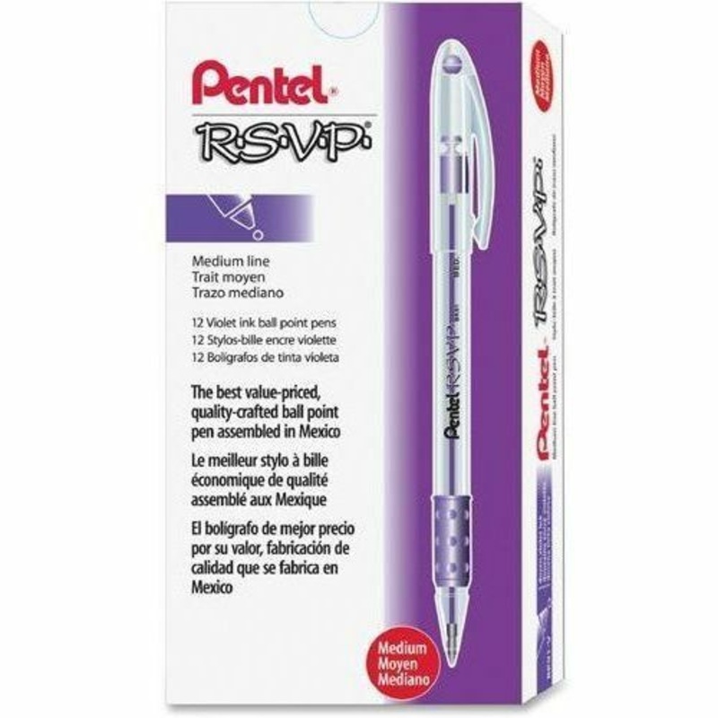 Pentel R.S.V.P. Ballpoint Stick Pens – PENBK91V
