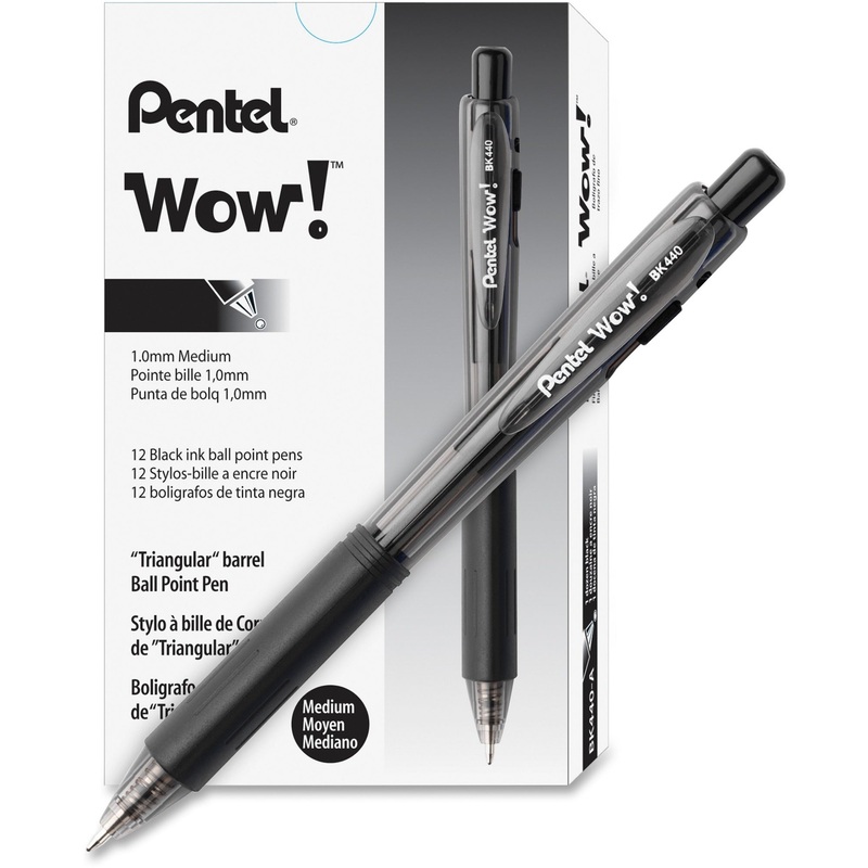 Pentel WOW! Retractable Ballpoint Pens – PENBK440ASWUS