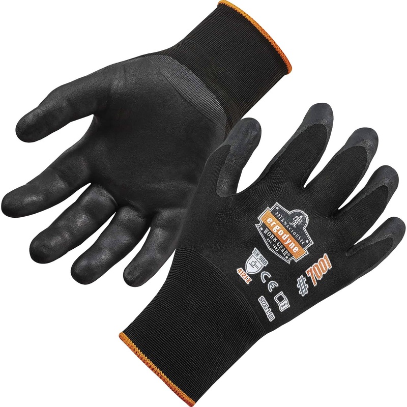 Ergodyne ProFlex 7001 Abrasion-Resistant Nitrile-Coated Gloves – DSX – EGO17853