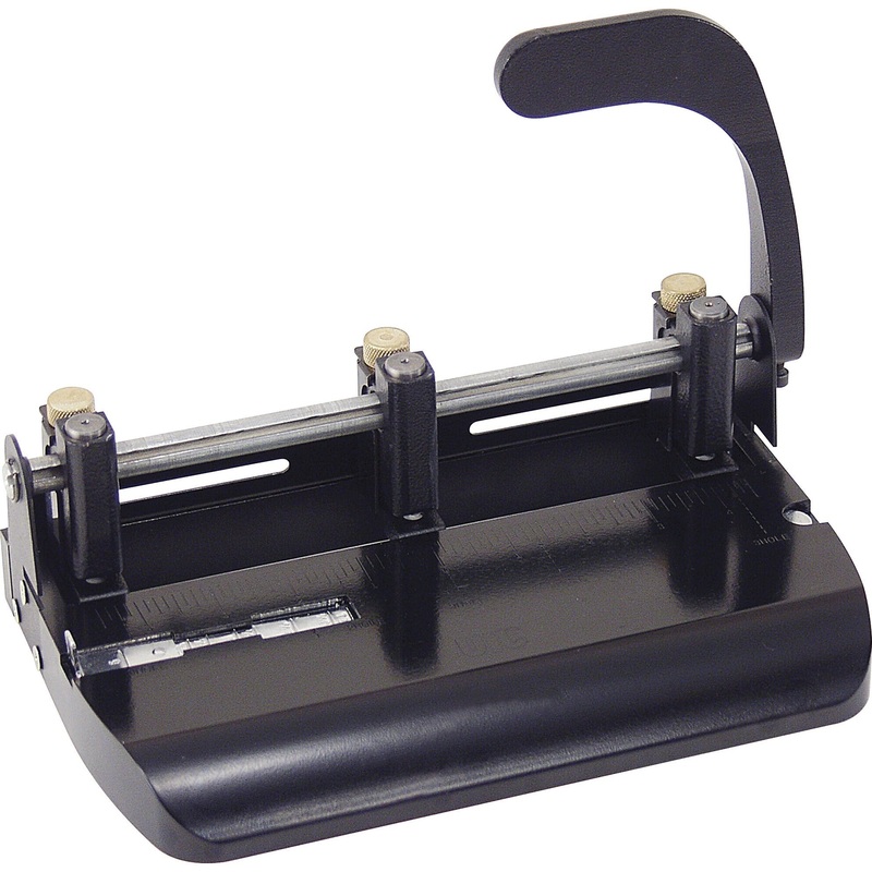 Officemate Heavy-Duty Hole Punch with Lever Handle – OIC90078