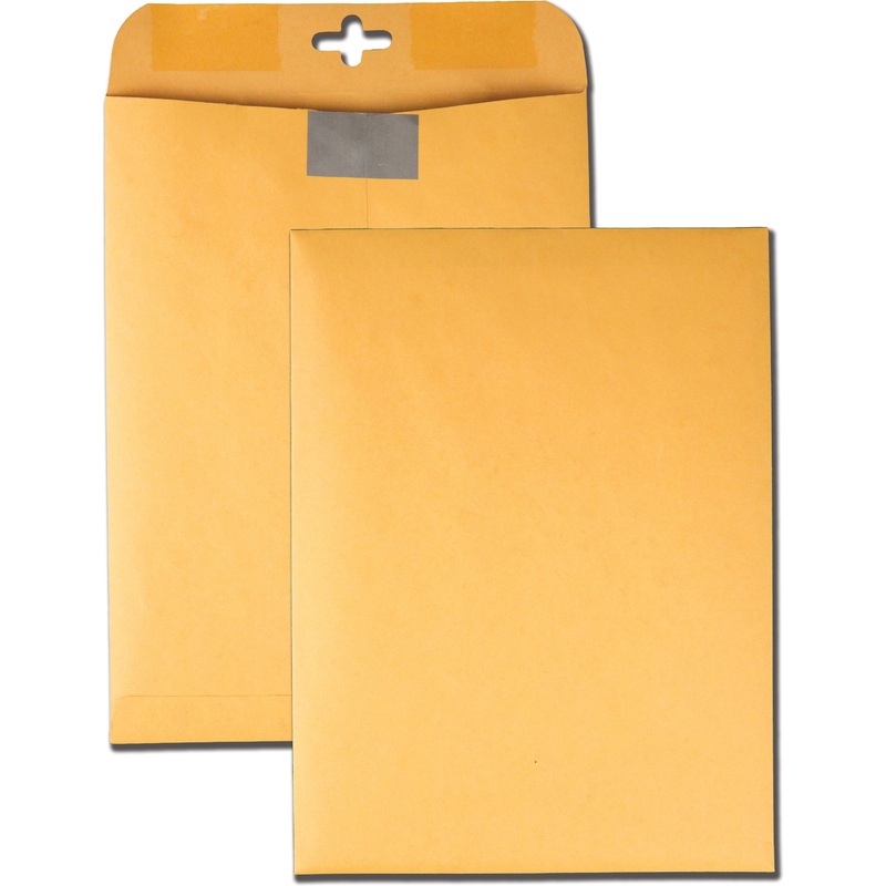 Quality Park 9 x 12 Postage Saving ClearClasp Envelopes with Reusable Redi-Tac Closure – QUA43568