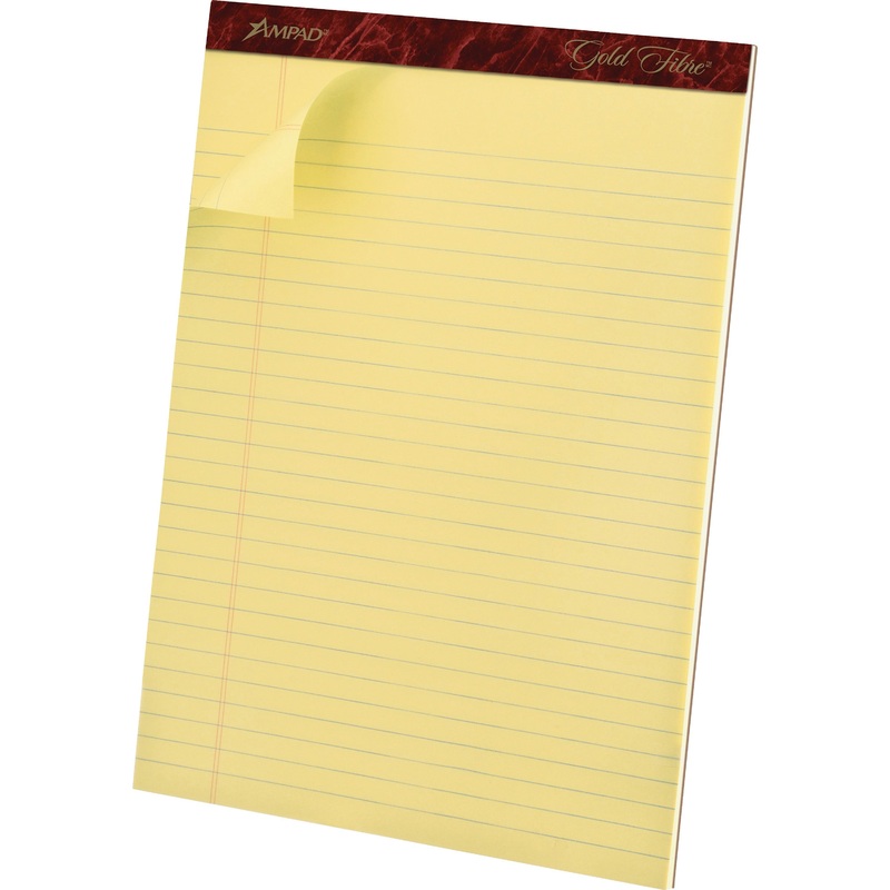 Ampad Gold Fibre Premium Rule Writing Pads – Letter – TOP20020