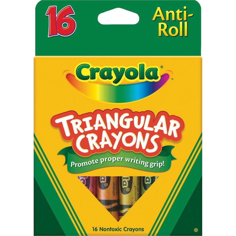 Crayola Triangular Anti-roll Crayons – CYO524016
