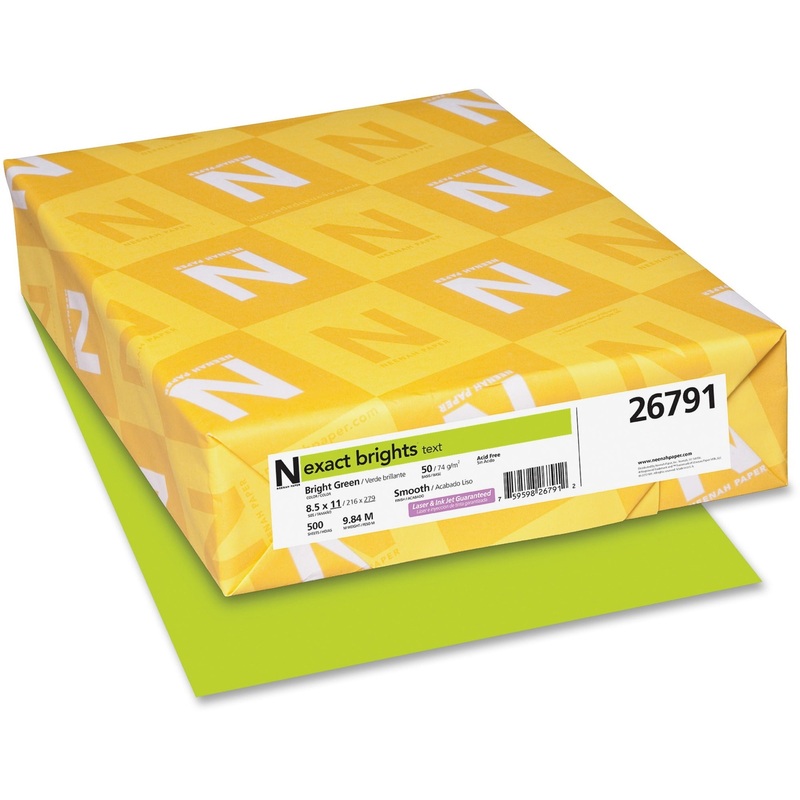 Exact Brights Smooth Colored Paper – Green – WAU26791