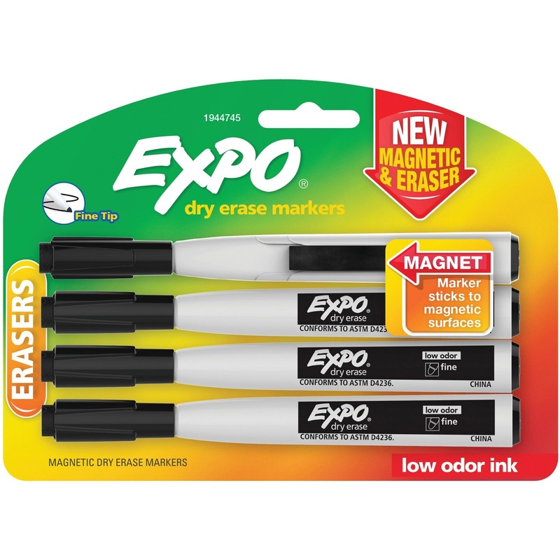 Expo Eraser Cap Fine Magnetic Dry Erase Markers – SAN1944745