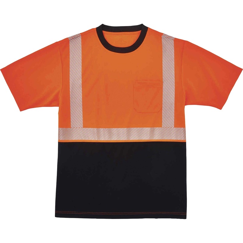 GloWear 8280BK Type R Class 2 Front Performance T-Shirt – EGO22589