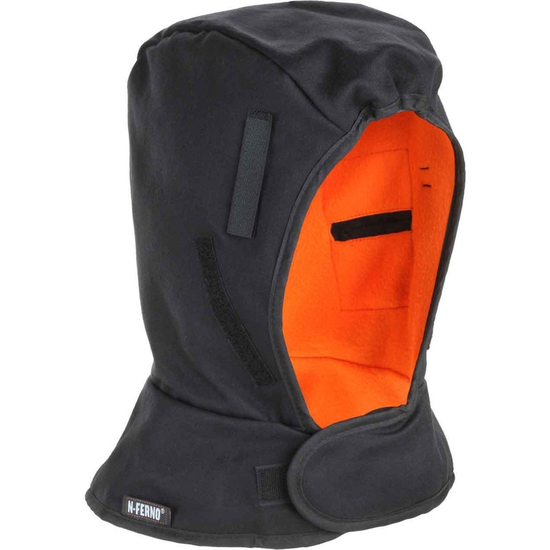 N-Ferno 6862 Winter Hard Hat Liner – 2-Layer, Fleece-Lined, FR Shell, Shoulder Length – EGO16862