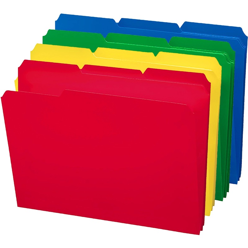 Smead 1/3 Tab Cut Letter Top Tab File Folder – SMD10500