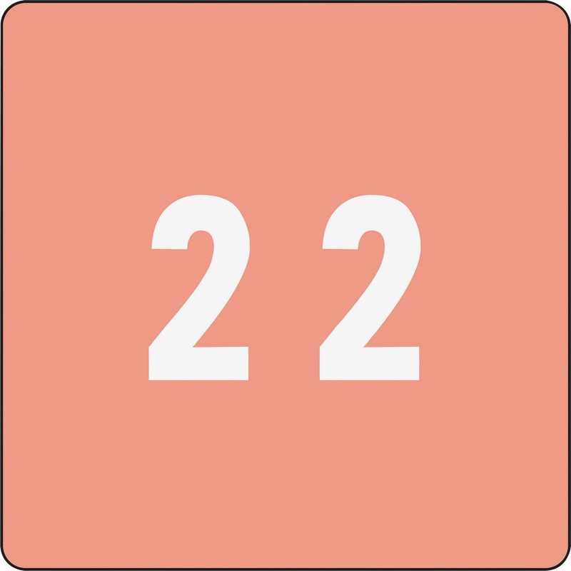 Smead DCC Color-Coded Numeric Labels – SMD67422