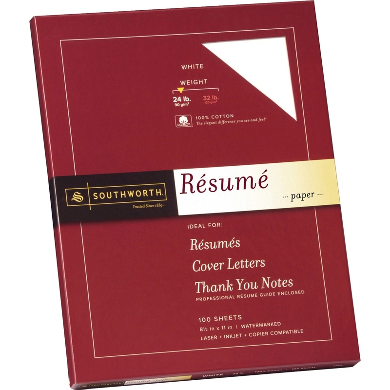 Southworth 100% Cotton Resume Paper – SOUR14CF