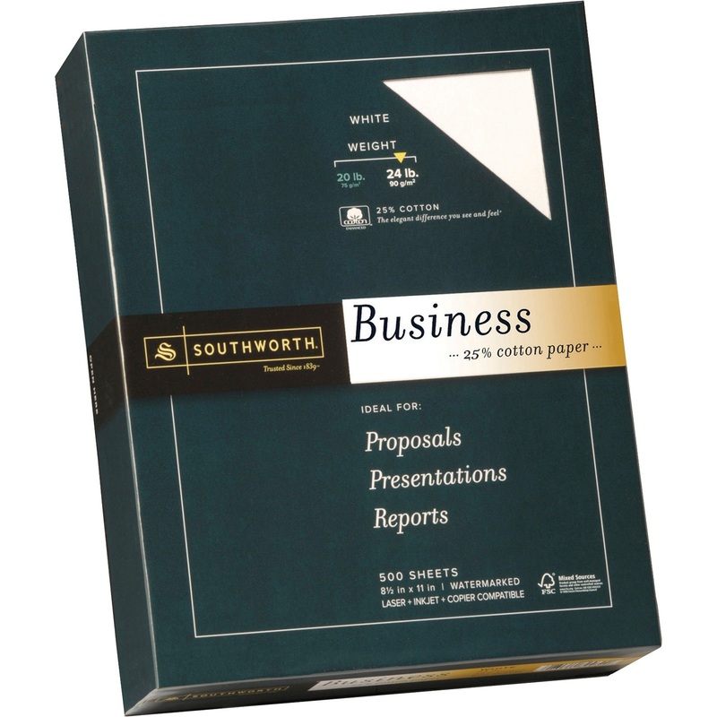 Southworth 24lb 25% Cotton Business Paper – SOU404C