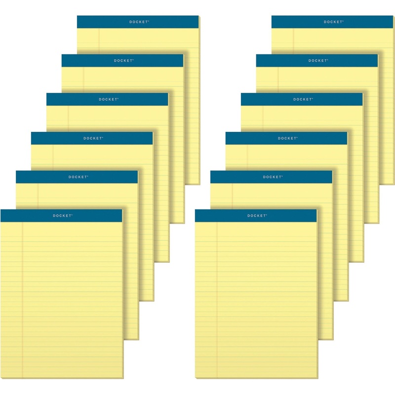 TOPS Docket Letr-Trim Legal Rule Canary Legal Pads – TOP63400