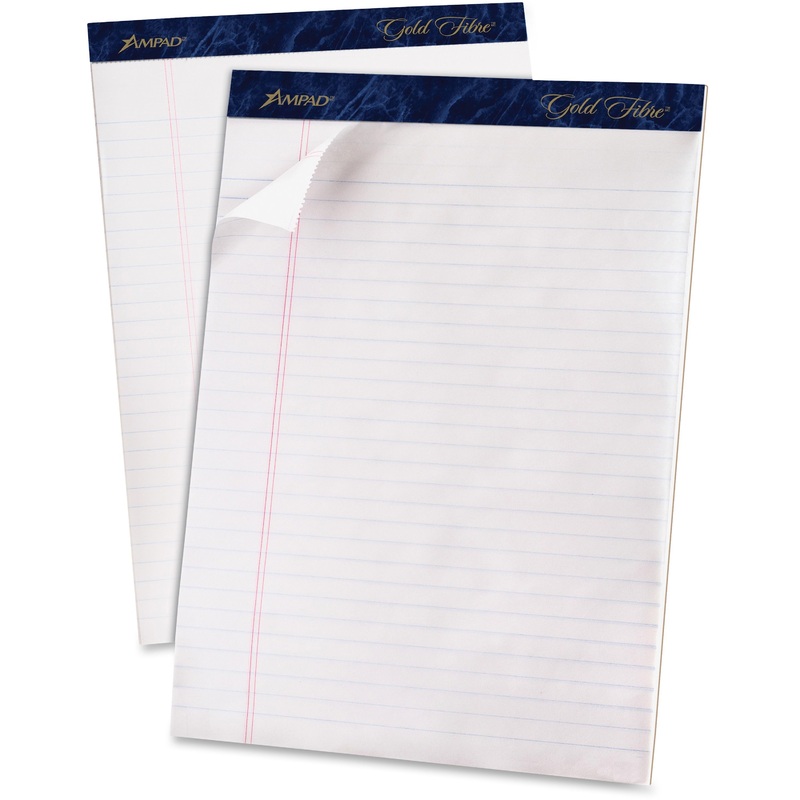 TOPS Gold Fibre Ruled Perforated Writing Pads – Letter – TOP20070