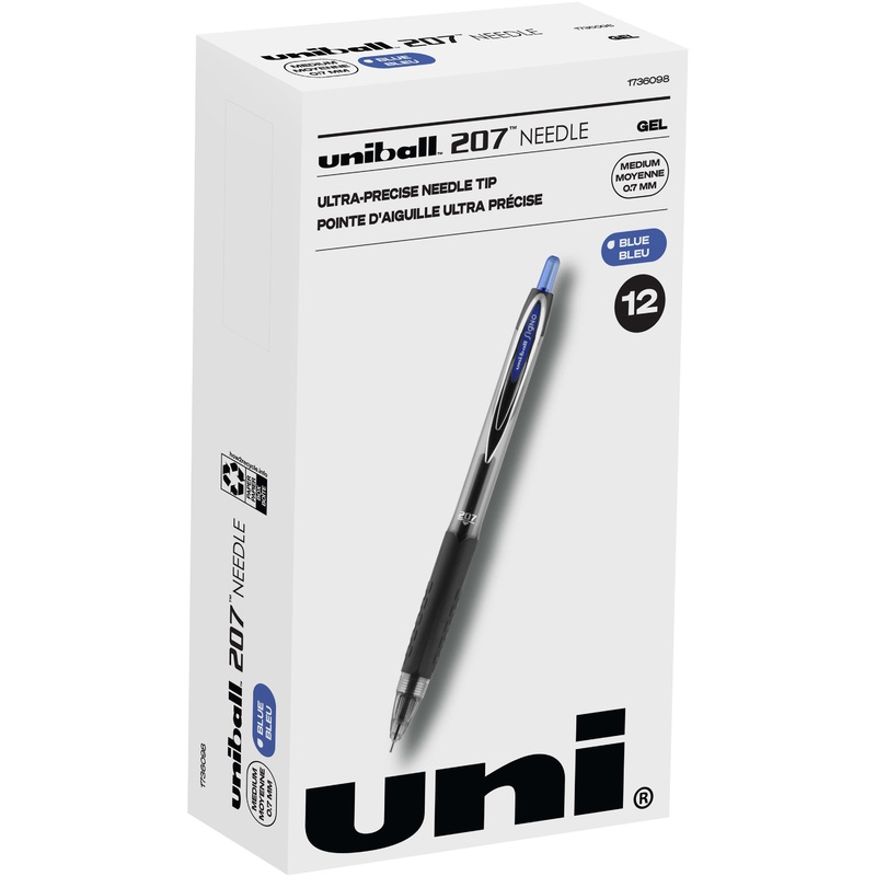 uniball 207 Needle Gel Pens – UBC1736098