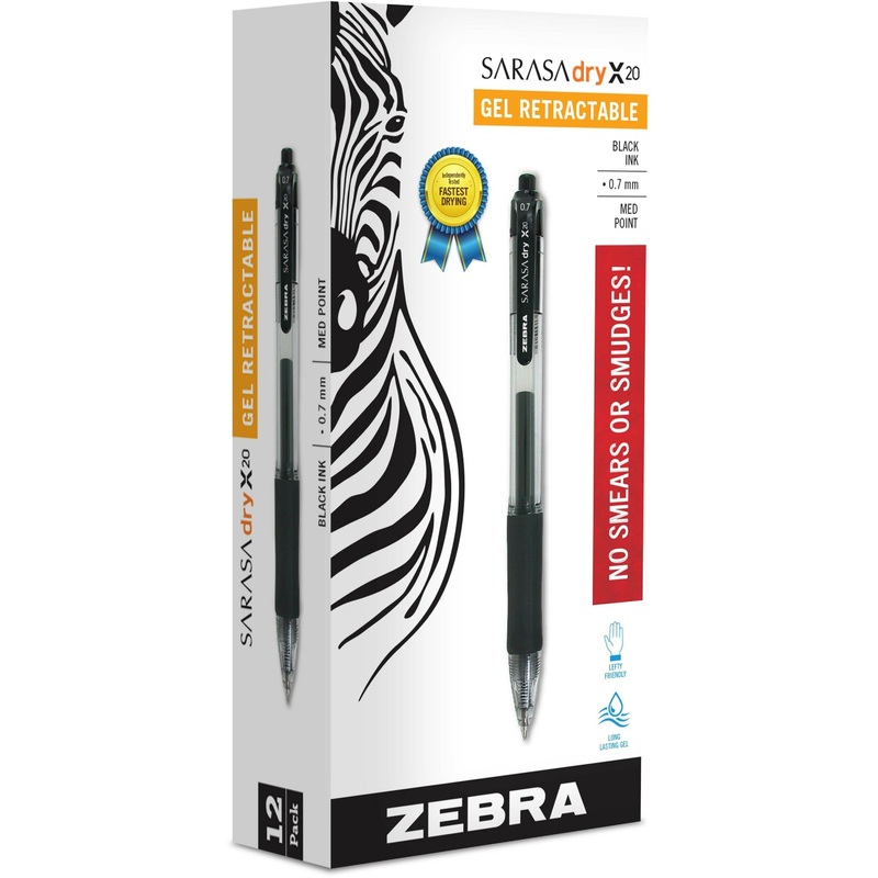 Zebra SARASA dry X20 Retractable Gel Pen – ZEB46810