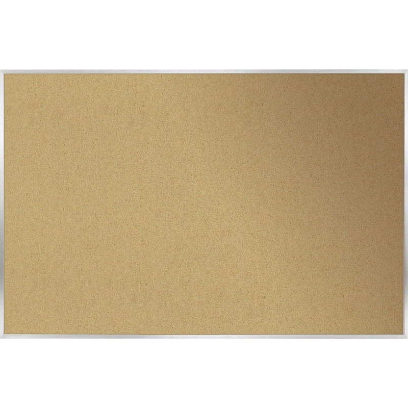 Ghent Natural Cork Bulletin Board with Aluminum Frame – GHEAK48