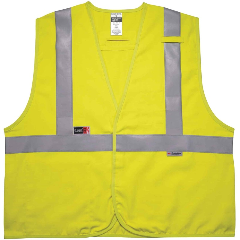 GloWear 8261FRHL Hi-Vis FR Safety Vest – Class 2, Dual Compliant – EGO21465