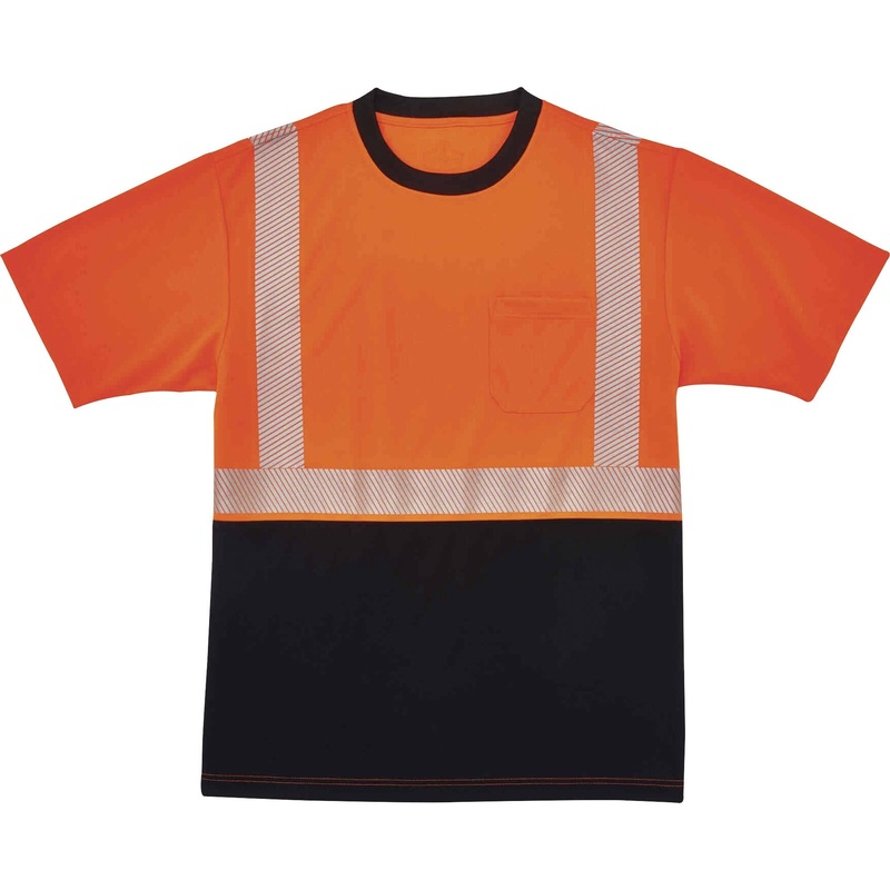 GloWear 8280BK Type R Class 2 Front Performance T-Shirt – EGO22582