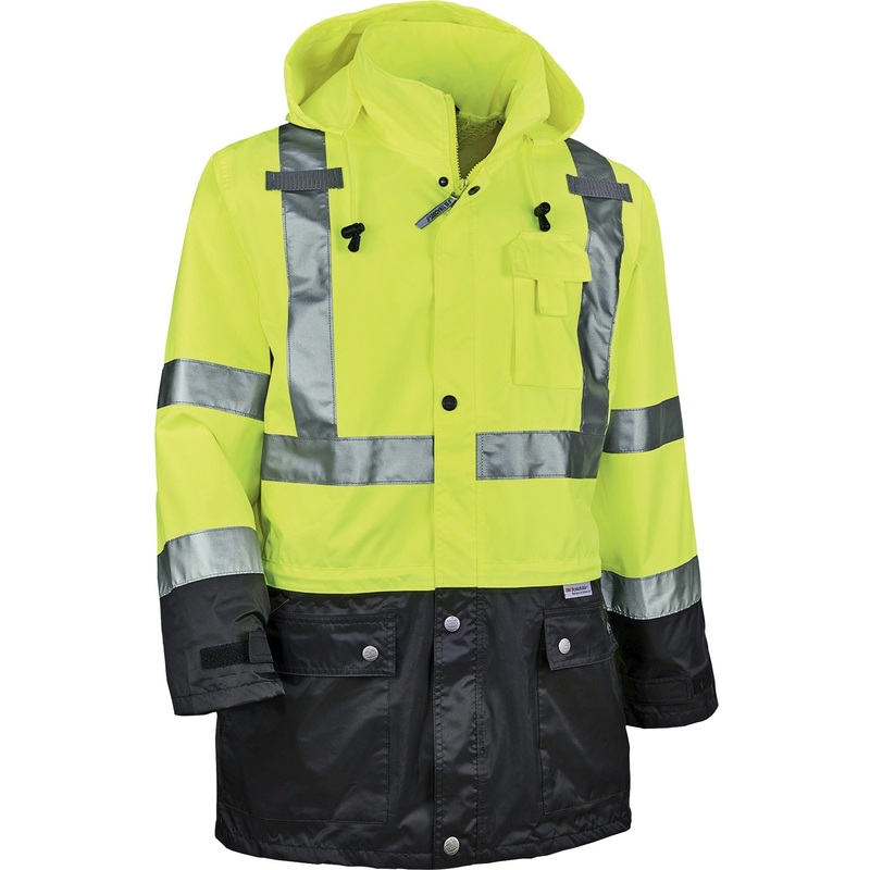 GloWear 8365BK Type R Class 3 Front Rain Jacket – EGO25323