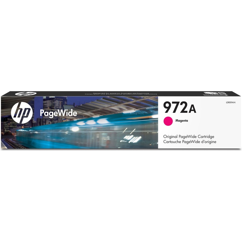 HP 972A (L0R89AN) Original Standard Yield Page Wide Ink Cartridge – Single Pack – Magenta – 1 Each – HEWL0R89AN