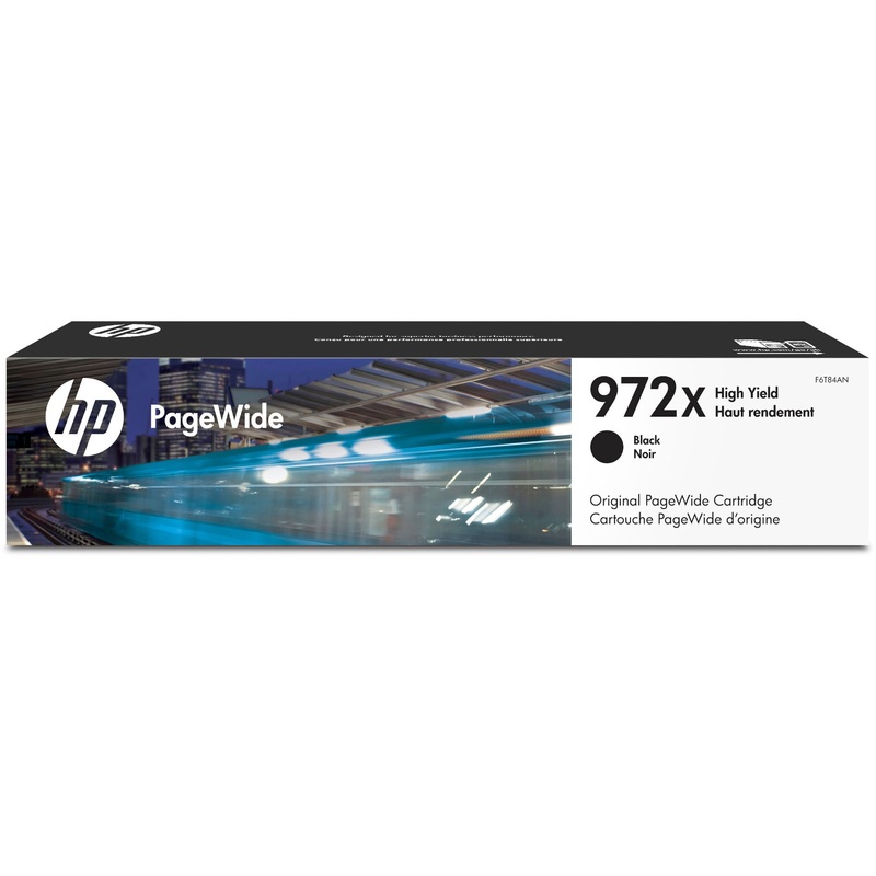 HP 972X (F6T84AN) Original High Yield Page Wide Ink Cartridge – Single Pack – Black – 1 Each – HEWF6T84AN