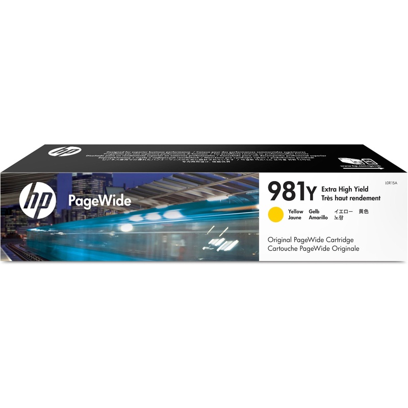 HP 981Y (L0R15A) Original Extra High Yield Page Wide Ink Cartridge – Yellow – 1 Each – HEWL0R15A