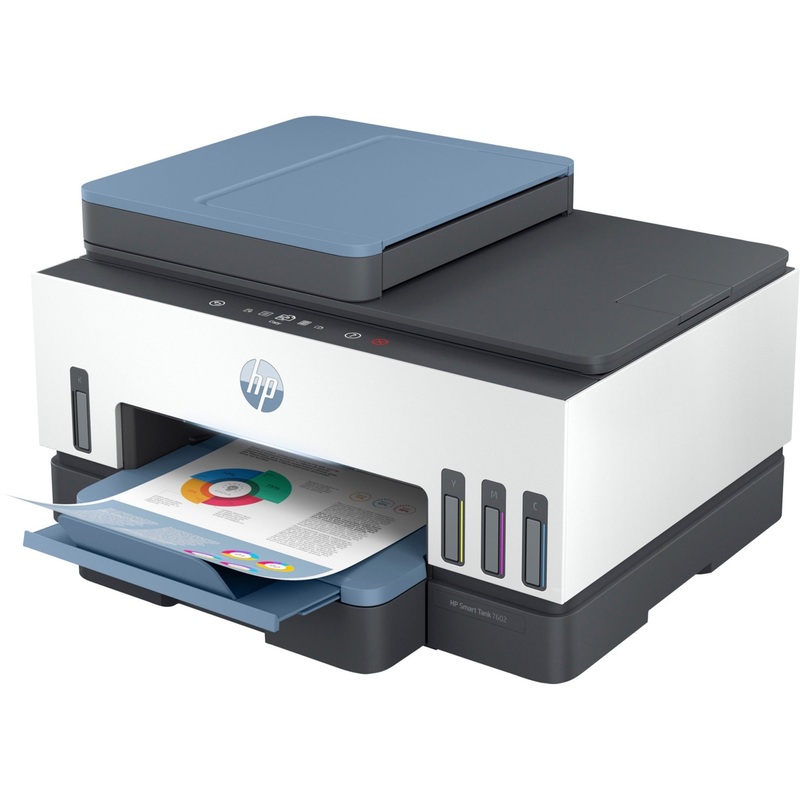 HP Smart Tank 7602 Wireless Inkjet Multifunction Printer – Color – White – HEW28B98A