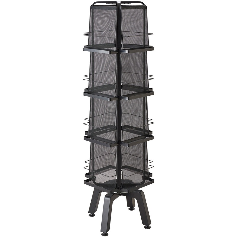 Safco Onyx Mesh Rotating Magazine Stand – SAF5580BL
