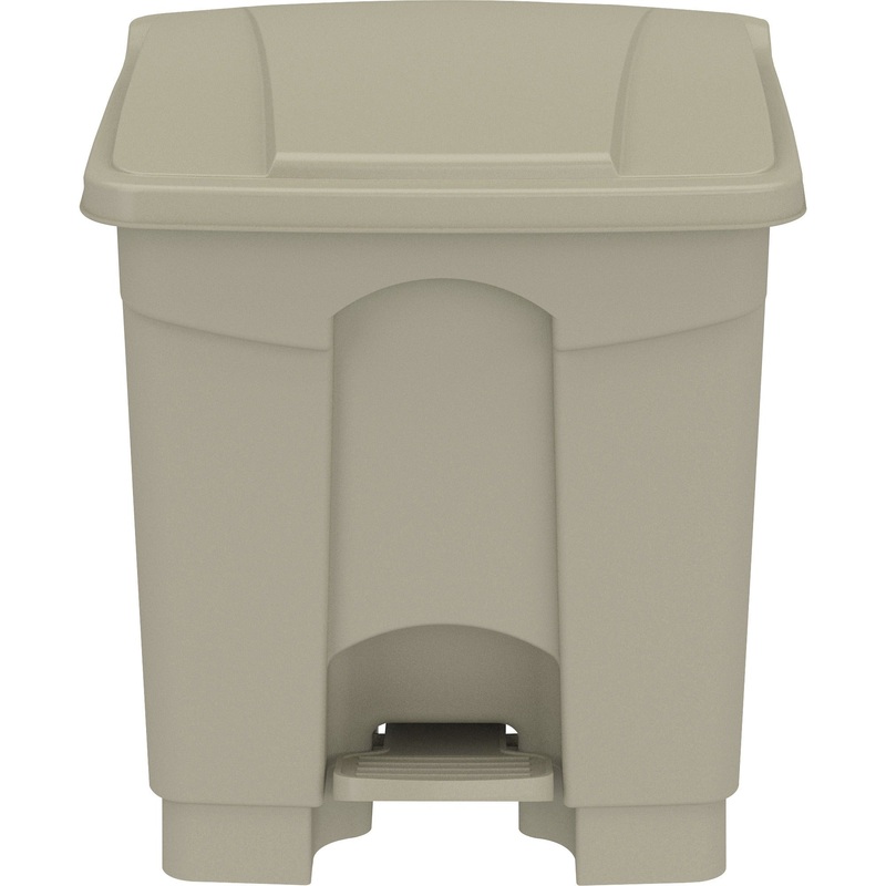 Safco Plastic Step-on Waste Receptacle – SAF9924TN