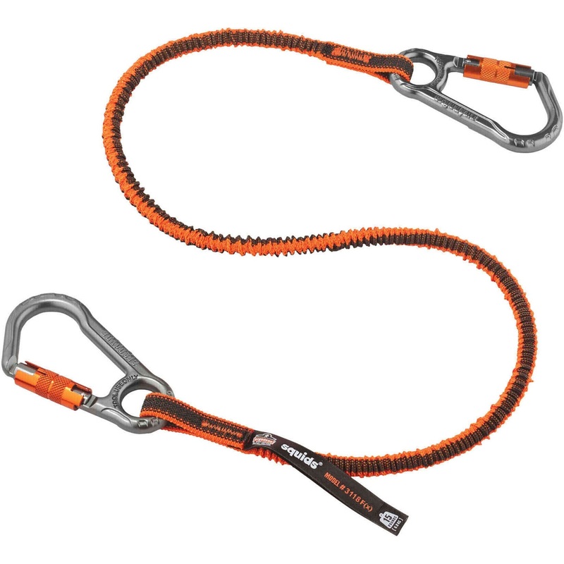 Squids 3118F(x) Tool Lanyard Dual Locking Carabiner – 15lbs – EGO19828